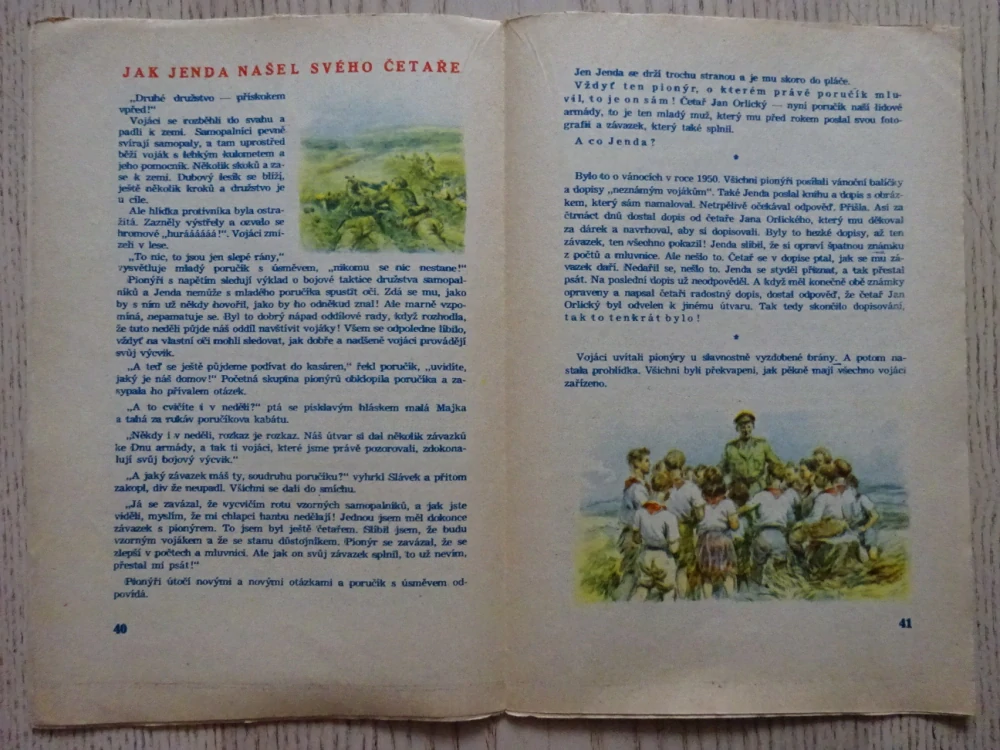 OHNÍČEK Č. 3/1951, ROČNÍK II, KOMIKS, NEPRAKTA, SEKORA, BURIAN