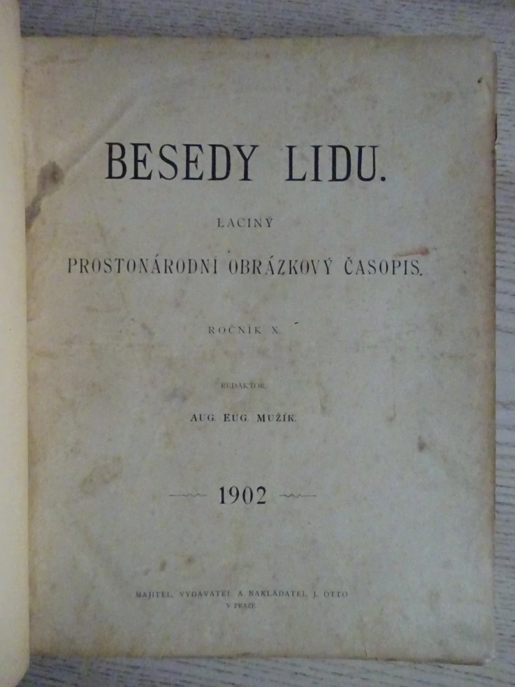 BESEDY LIDU., ROČNÍK X, **an