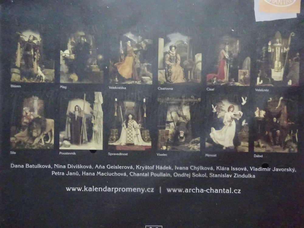 PROMĚNY 2014, D. BATULKOVÁ, A. GEISLEROVÁ, K. HÁDEK, O. SOKOL, CH. POULLAIN, KALENDÁŘ