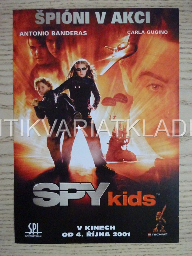 SCARY MOVIE 2, SPY KIDS, A. BANDERAS, C. GUGINO, OBOUSTRANNÝ FILMOVÝ LETÁK
