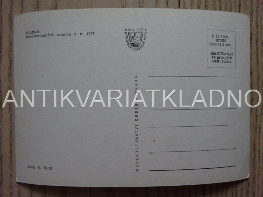 KLADNO, NOVORENESANČNÍ RADNICE Z R. 1897, POHLEDNICE 457