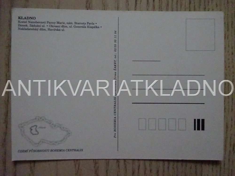 KLADNO, KOSTEL PANNY MARIE, NÁMĚSTÍ STAROSTY PAVLA, ZÁMEK, POHLEDNICE 470