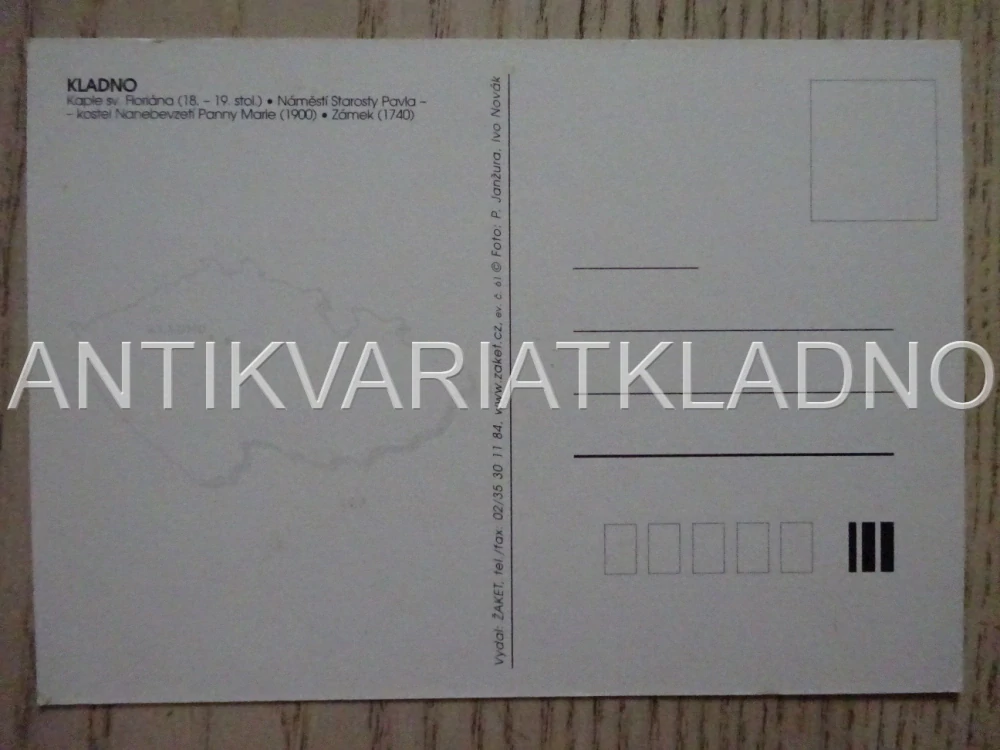 KLADNO, KAPLE SV. FLORIÁNA, KOSTEL NANEBEVZETÍ PANNY MARIE, POHLEDNICE 477