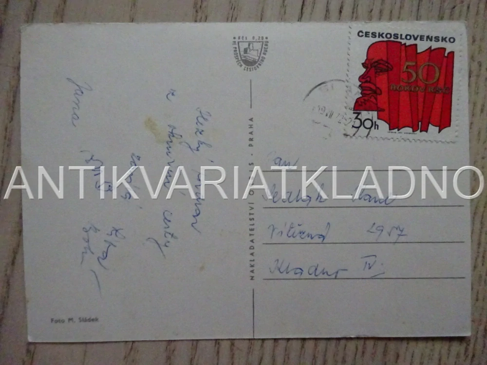 SLANÝ, OKRES KLADNO, POHLEDNICE 497