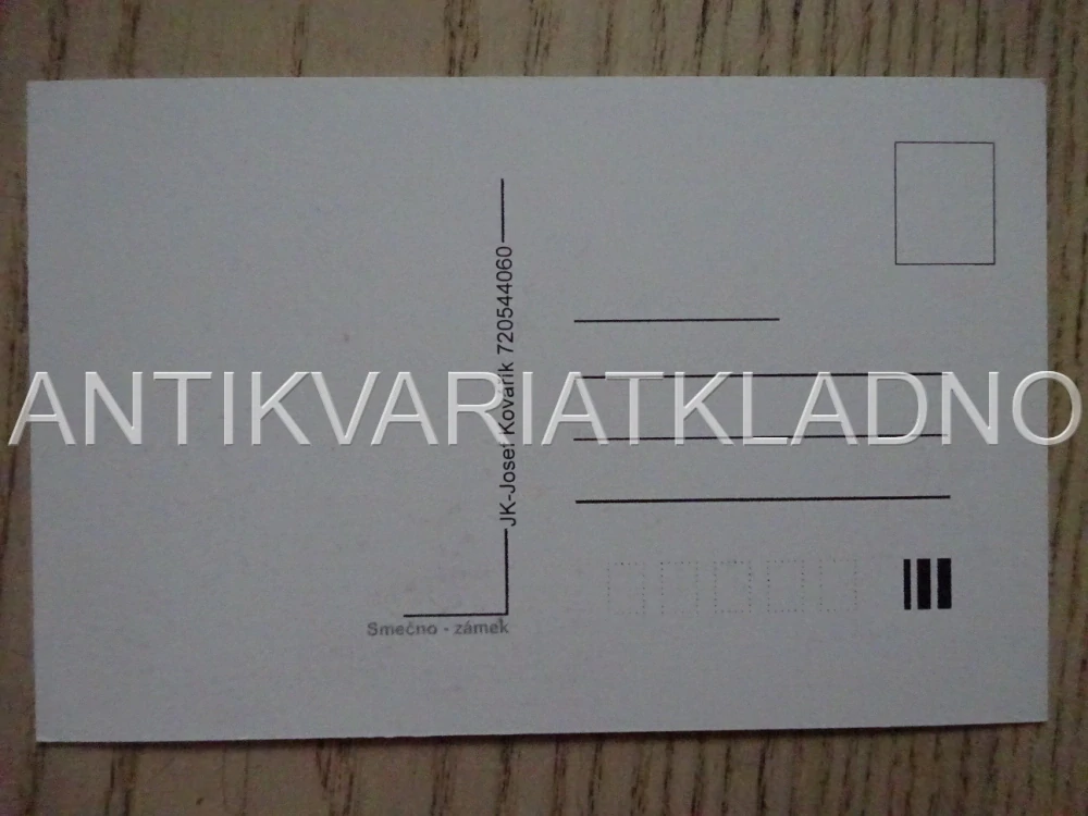 SMEČNO, ZÁMEK, OKRES KLADNO, POHLEDNICE 512