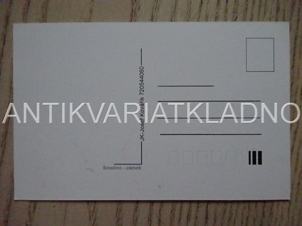 SMEČNO, ZÁMEK, OKRES KLADNO, POHLEDNICE 514