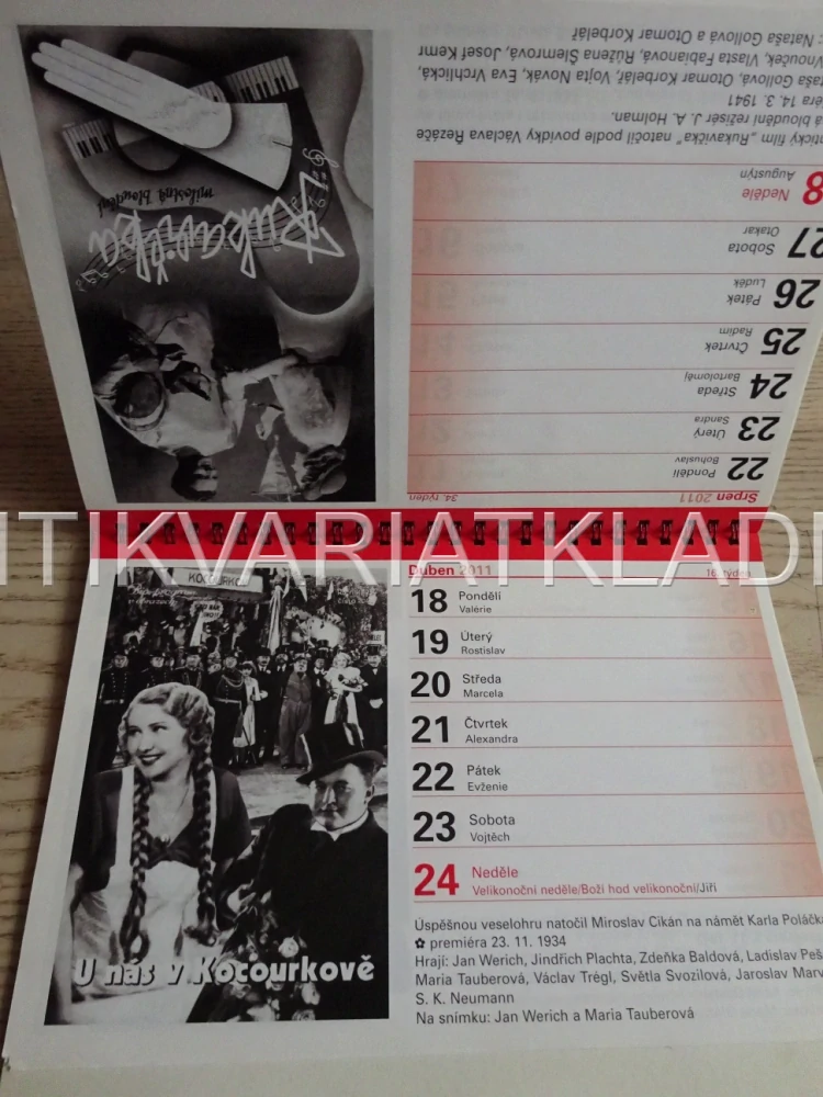WOLFŮV FILMOVÝ KALENDÁŘ 2011