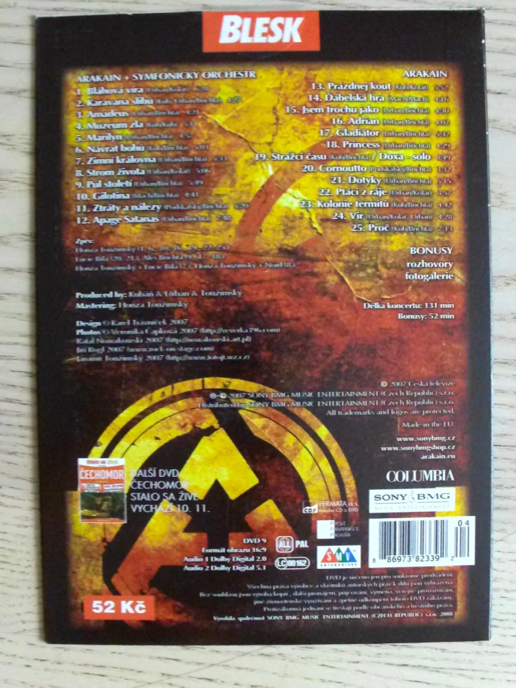 ARAKAIN XXV EDEN, CD HUDBA
