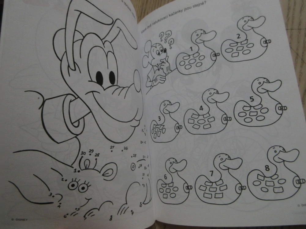 PALEČEK, DISNEY OMALOVÁNKY 4/95, **an