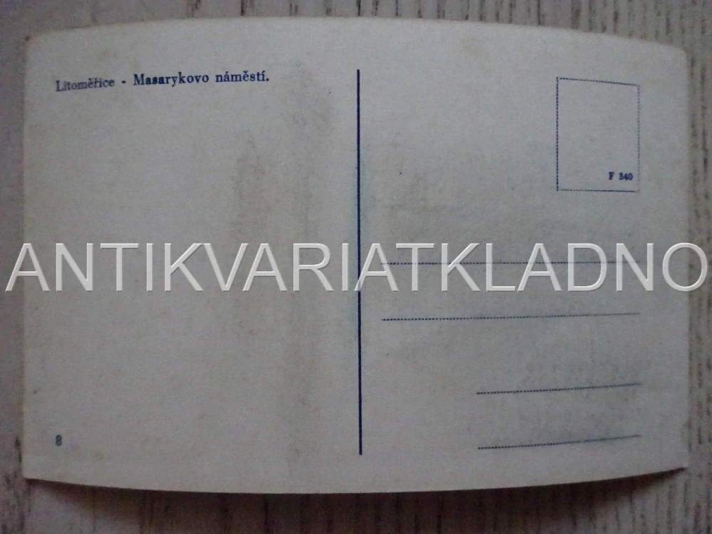 LITOMĚŘICE, MASARYKOVO NÁMĚSTÍ, POHLEDNICE 432