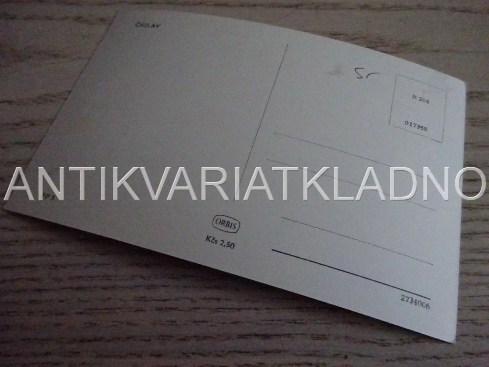 ČÁSLAV, MĚSTO, KOSTEL, POHLEDNICE 539