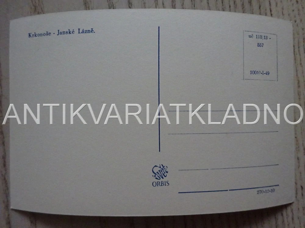 KRKONOŠE, JANSKÉ LÁZNĚ, OKRES TRUTNOV, POHLEDNICE 566