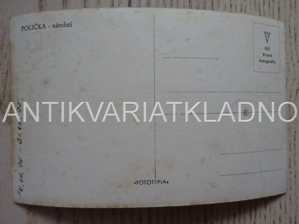 POLIČKA, NÁMĚSTÍ S VĚŽÍ, MOROVÝ SLOUP, OKRES SVITAVY, POHLEDNICE 569