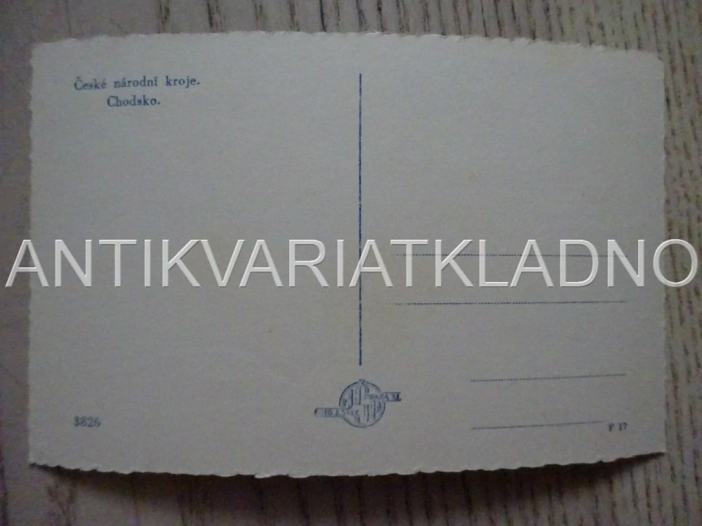CHODSKO, ČESKÉ NÁRODNÍ KROJE, OKRES DOMAŽLICE, POHLEDNICE 576