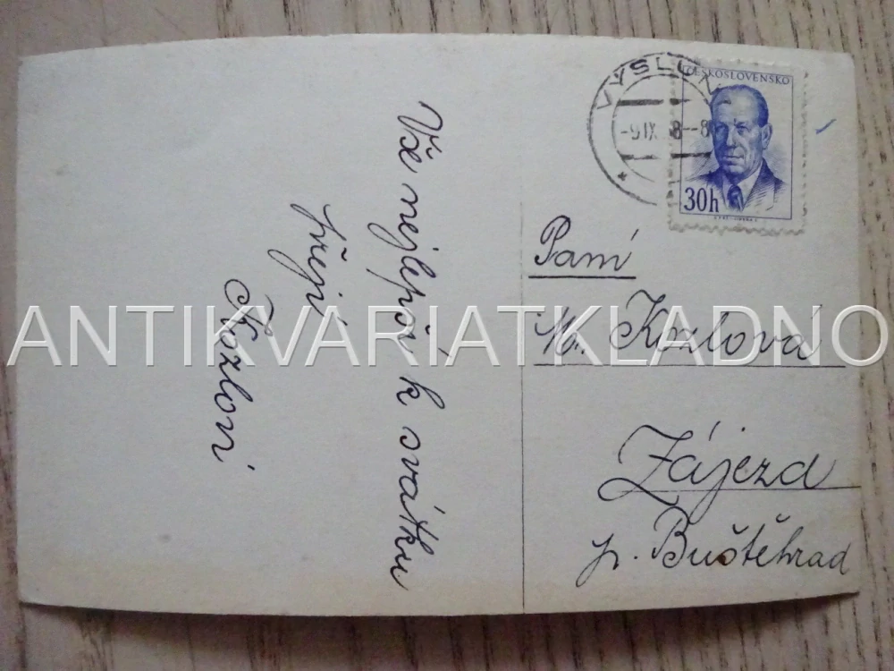 VÝSLUNÍ, OKRES CHOMUTOV, POHLEDNICE 578