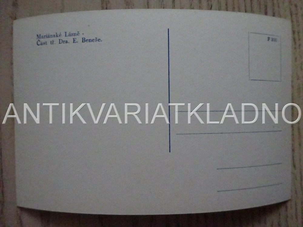 MARIÁNSKÉ LÁZNĚ, ČÁST DR. E. BENEŠE, OKRES CHEB, POHLEDNICE 584