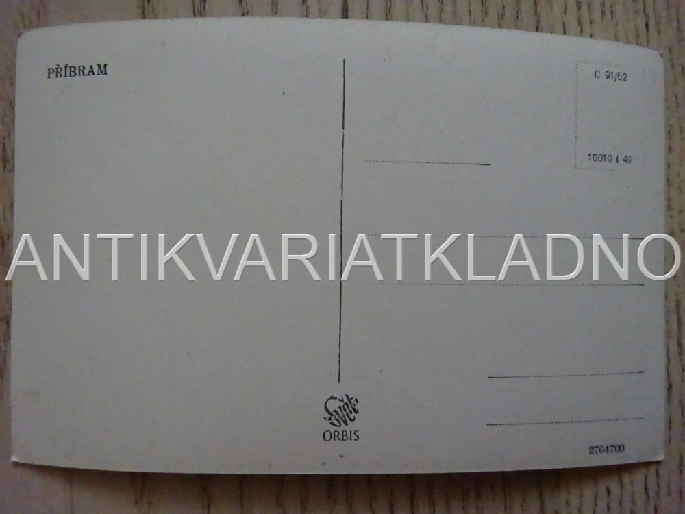 PŘÍBRAM, POHLED NA MĚSTO, OKRES PŘÍBRAM, POHLEDNICE 600