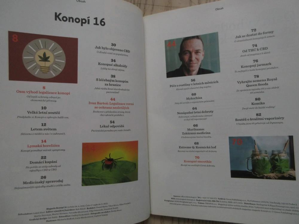 ČASOPIS KONOPÍ: DOČKÁME SE LEGALIZACE?, Č. 16, 3/2021, **an