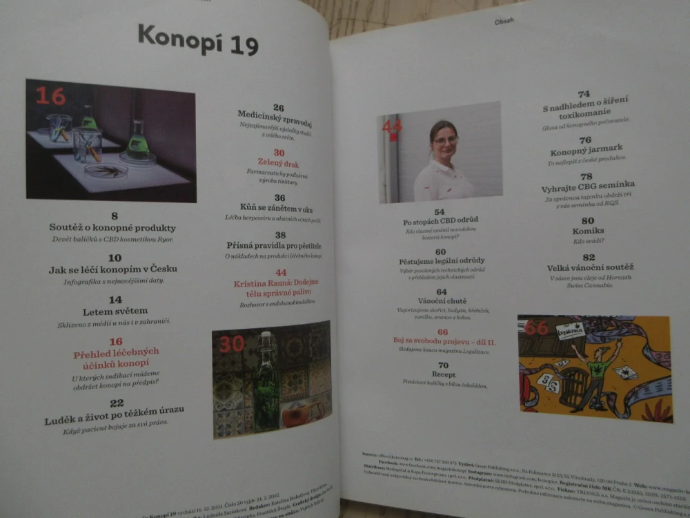 ČASOPIS KONOPÍ: BOJ ZA SVOBODU, Č. 19, 6/2021, **an