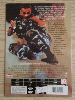 STREET FIGHTER, POSLEDNÍ BOJ, J.-C. VAN DAMME, R. JULIA, DVD FILM