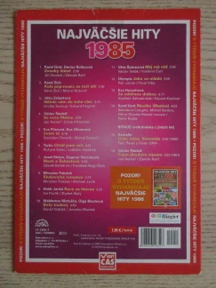 NEJVĚTŠÍ HITY 1985, CD HUDBA