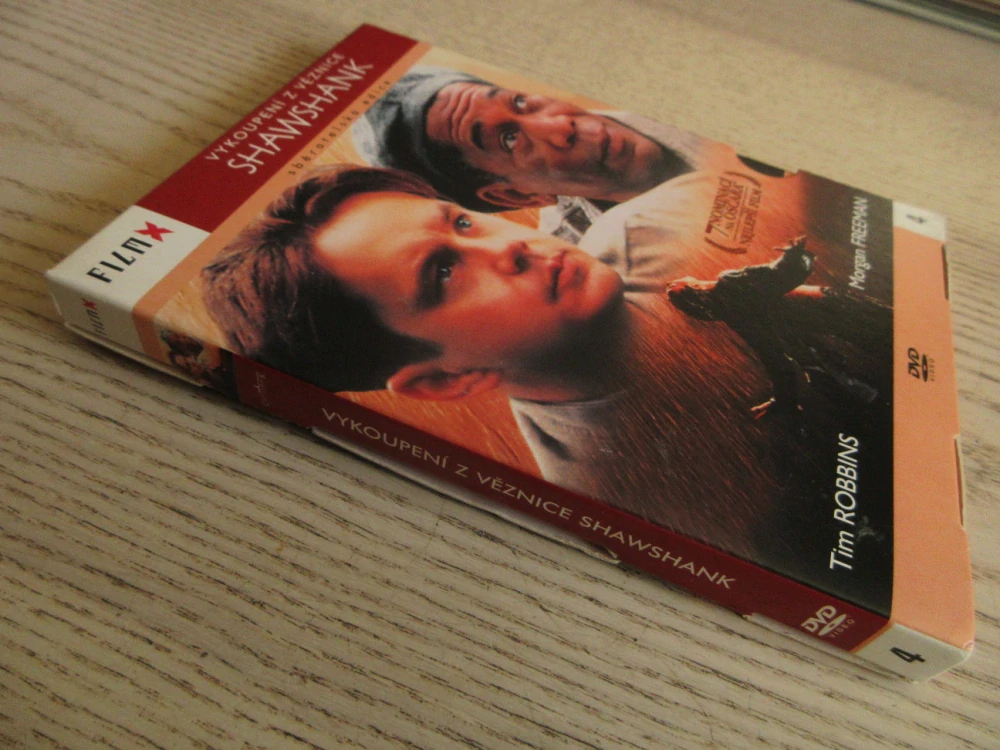 VYKOUPENÍ Z VĚZNICE SHAWSHANK, M. FREEMAN, T. ROBBINS, DVD FILM