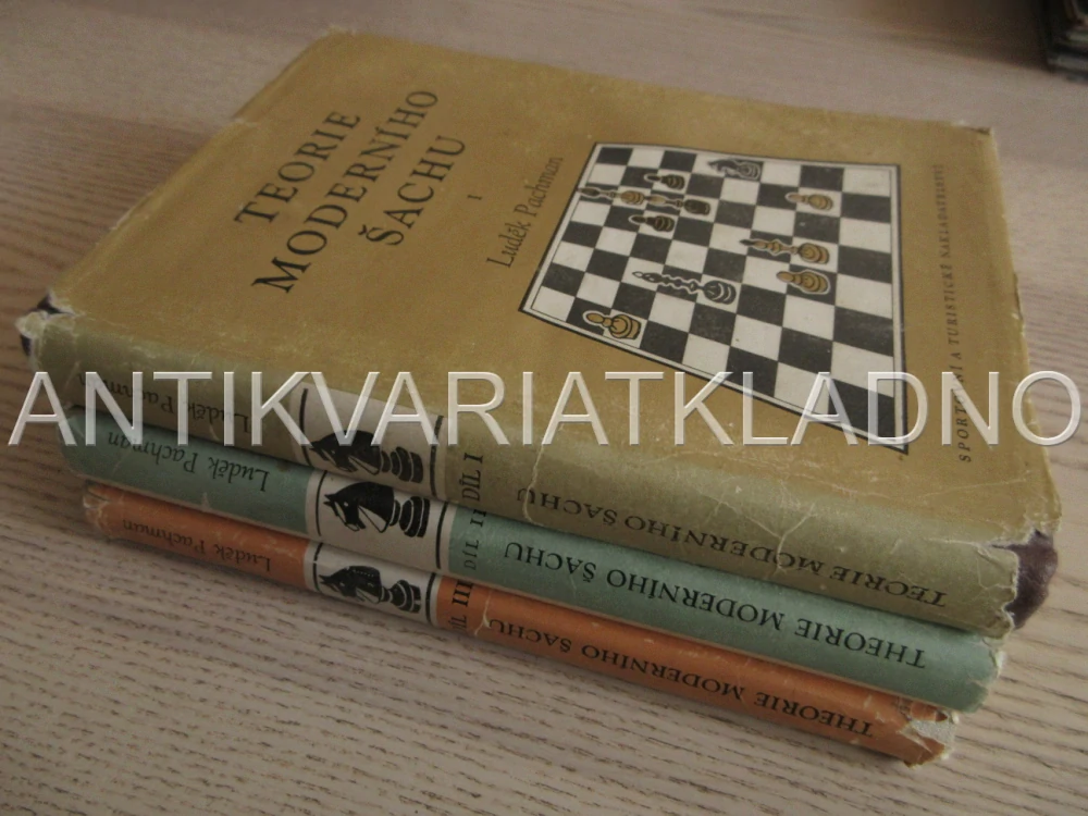 TEORIE MODERNÍHO ŠACHU, 1-3, LUDĚK PACHMAN, ŠACHY, **an