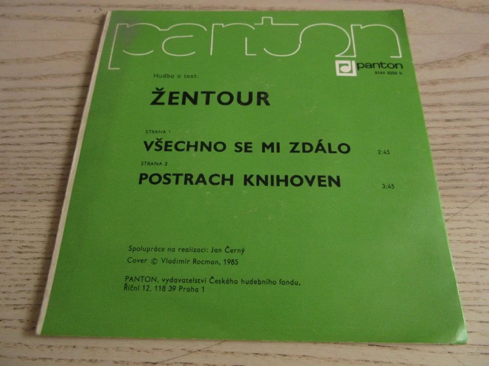 ŽENTOUR, VŠECHNO SE MI ZDÁLO, POSTRACH KNIHOVEN, MALÁ DESKA