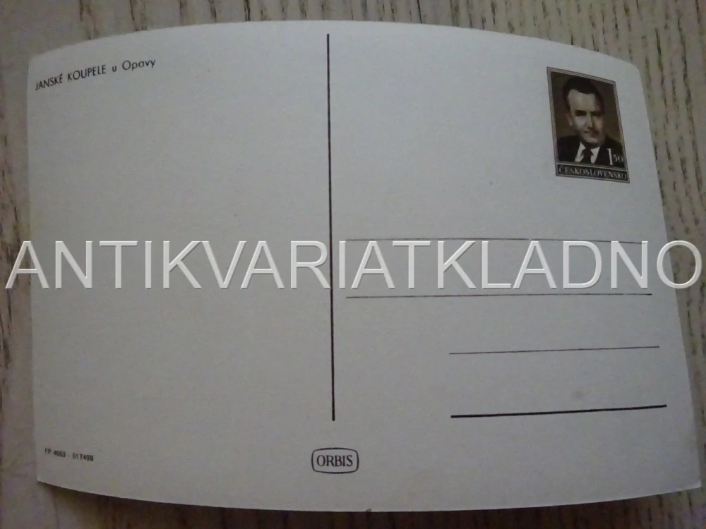 JANSKÉ KOUPELE U OPAVY, OKRES OPAVA, POHLEDNICE 614