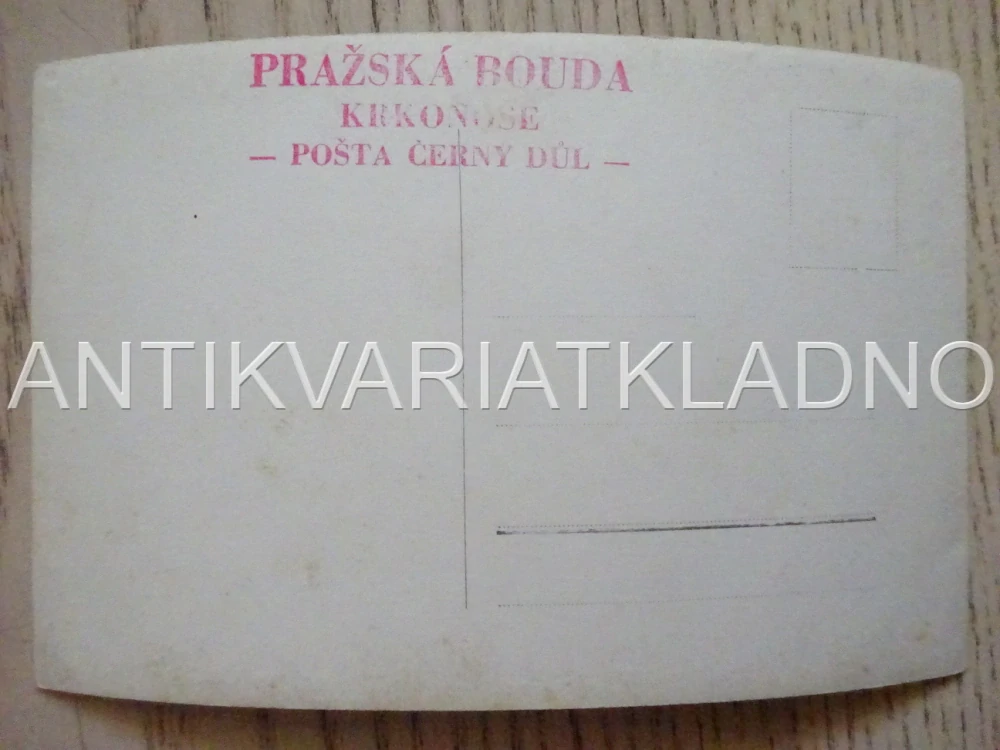 KRKONOŠE, PRAŽSKÁ BOUDA, OKRES TRUTNOV, POHLEDNICE 619