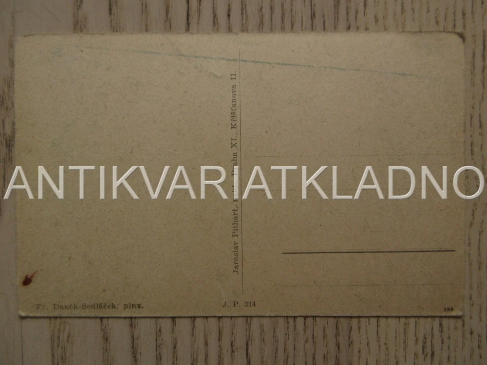 VENKOV, LÉTO, CHALUPA, FRANTIŠEK DANĚK-SEDLÁČEK, POHLEDNICE 627