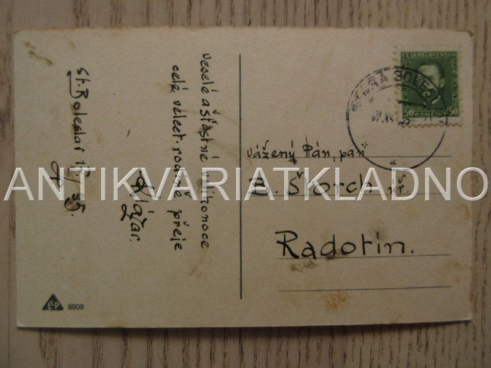VESELÉ VELIKONOCE, CHALOUPKA, LOUKA, SEDMIKRÁSKY, POHLEDNICE 634
