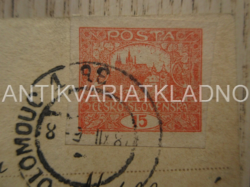 CHALOUPKA, POTOK, DÍVKA, SLEPICE, OLOMOUC, POHLEDNICE 643