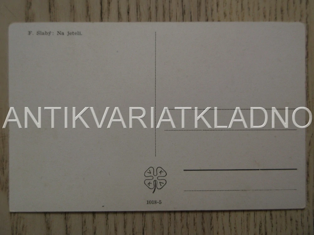 NA JETELI, F. SLABÝ, LOUKA, KONĚ, POHLEDNICE 652