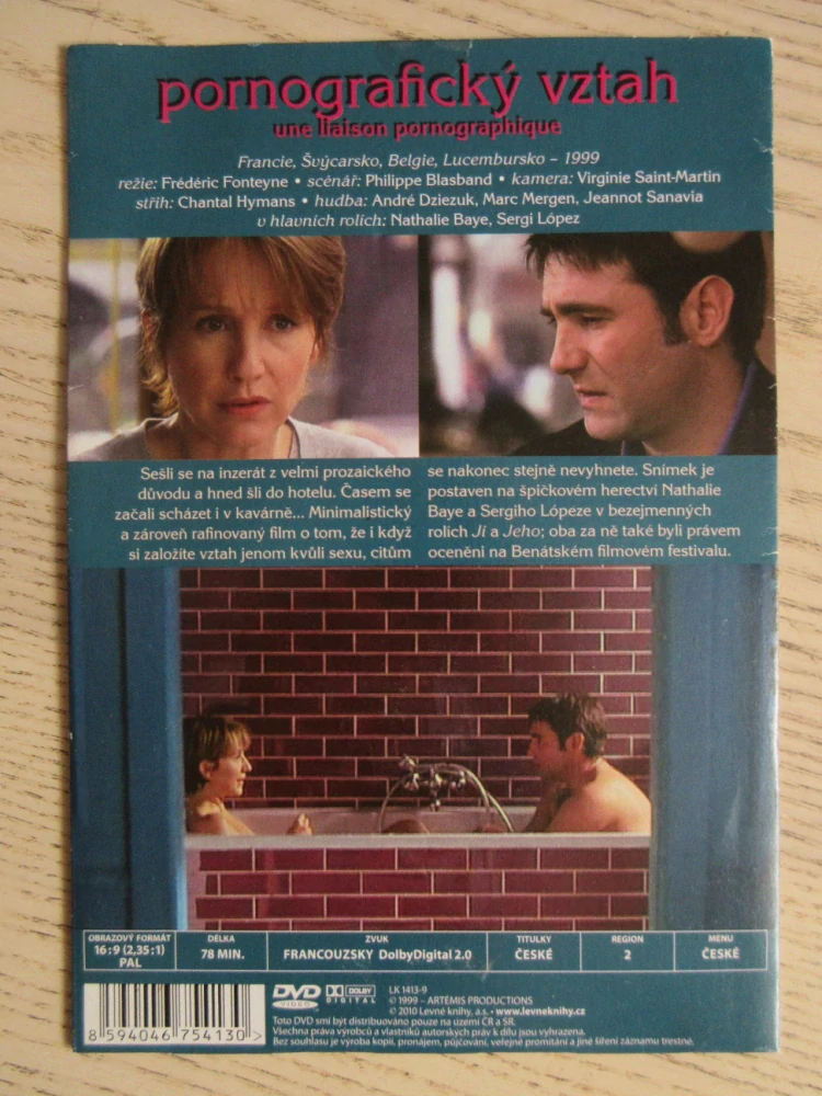 PORNOGRAFICÝ VZTAH, S. LÓPEZ, DVD FILM