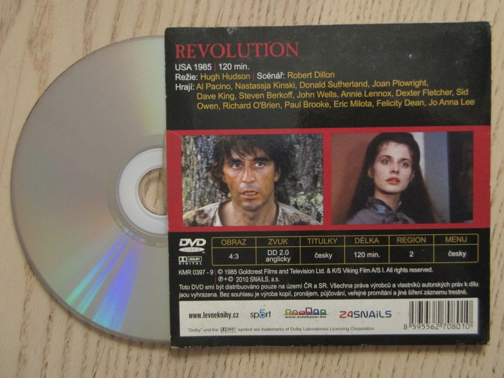 REVOLUTION, AL PACINO, DVD FILM