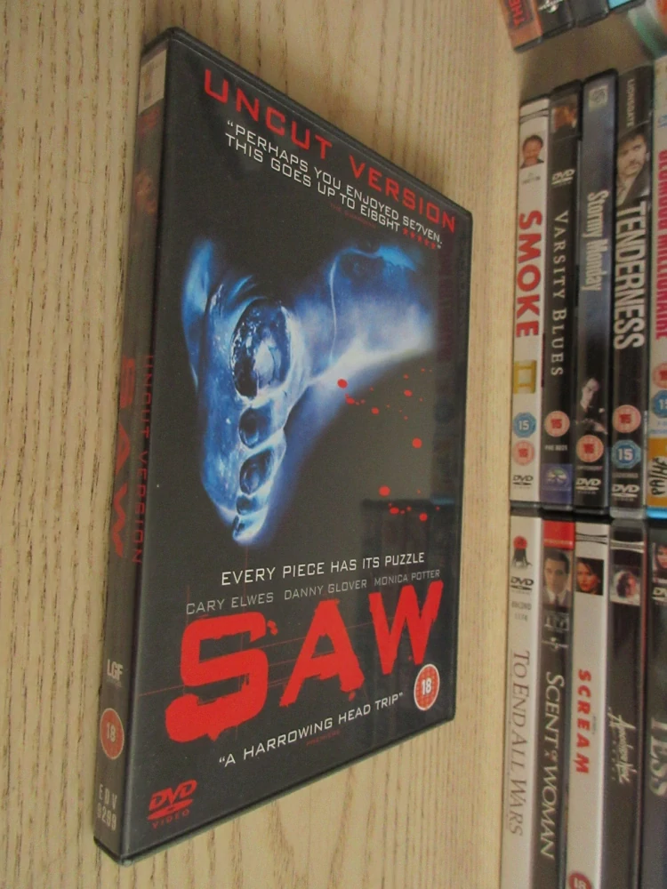 SAW: HRA O PŘEŽITÍ, M. POTTER, GB OBAL, ČESKÁ VERZE, DVD FILM