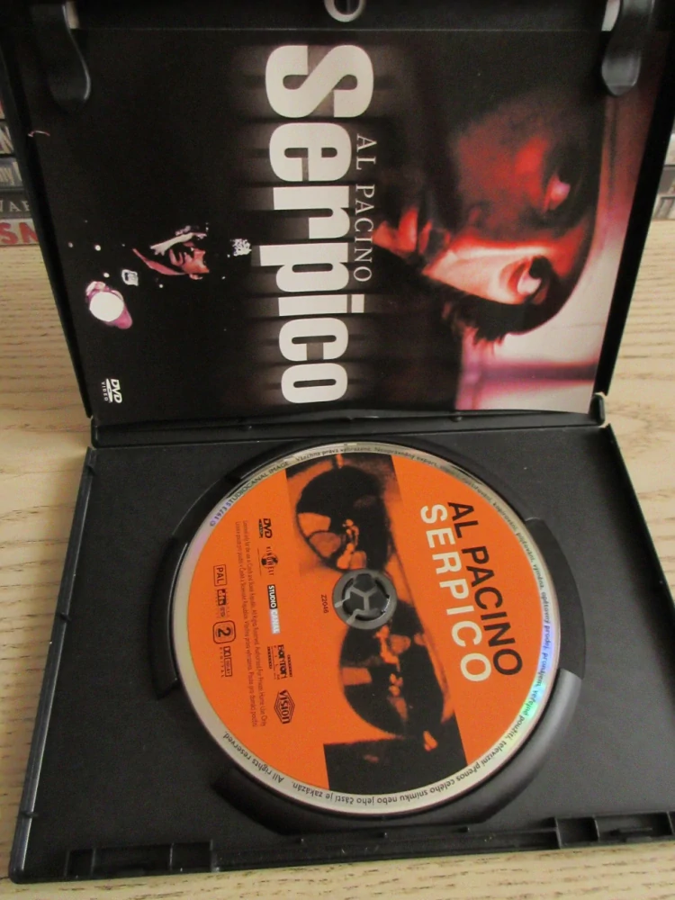 SERPICO, AL PACINO, GB OBAL, ČESKÁ VERZE, DVD FILM