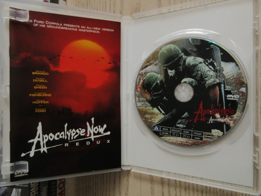 APOKALYPSA, M. BRANDO, R. DUVALL, GB OBAL, ČESKÁ VERZE, DVD FILM