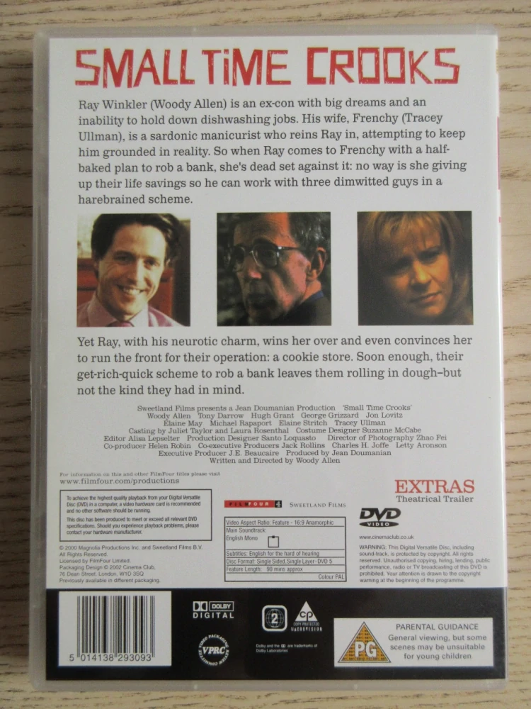 DAREBÁČCI, W. ALLEN, T. DARROW, GB OBAL, ČESKÁ VERZE, DVD FILM