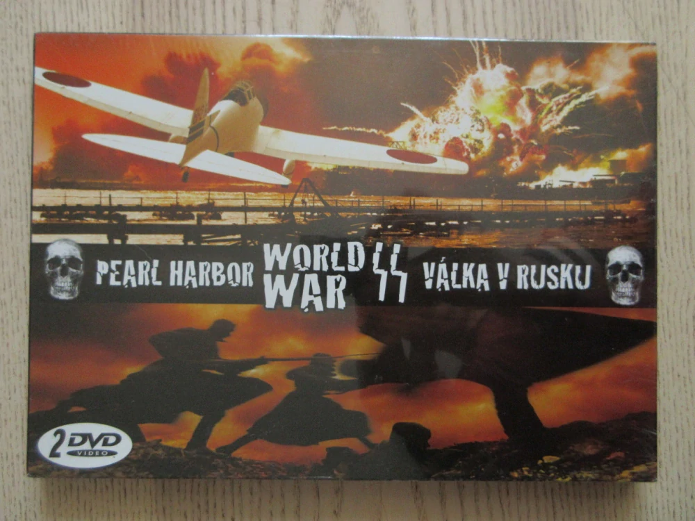 PEARL HARBOR, VÁLKA V RUSKU, 2X DVD FILM DOKUMENT 