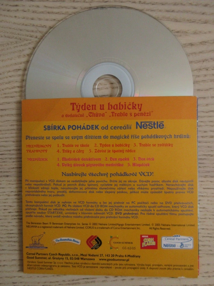 MEDVÍDKOVY TRAMPOTY, CD