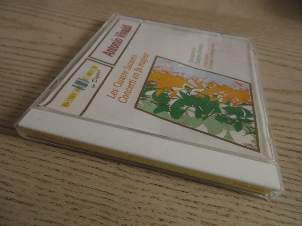 LES QUATRE SAISONS,ANTONIO VIVALDI, CD VÁŽNÁ HUDBA