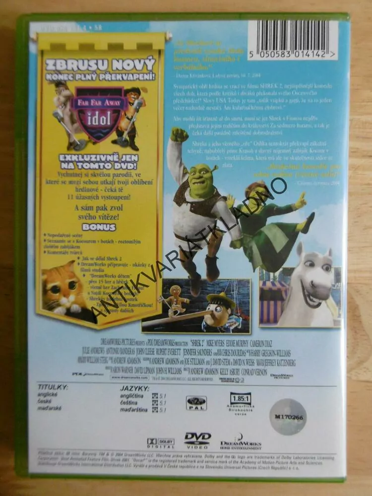 SHREK 2., DVD FILM,