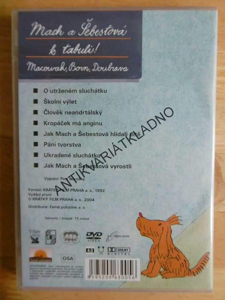 MACH A ŠEBESTOVÁ K TABULI!, DVD FILM,