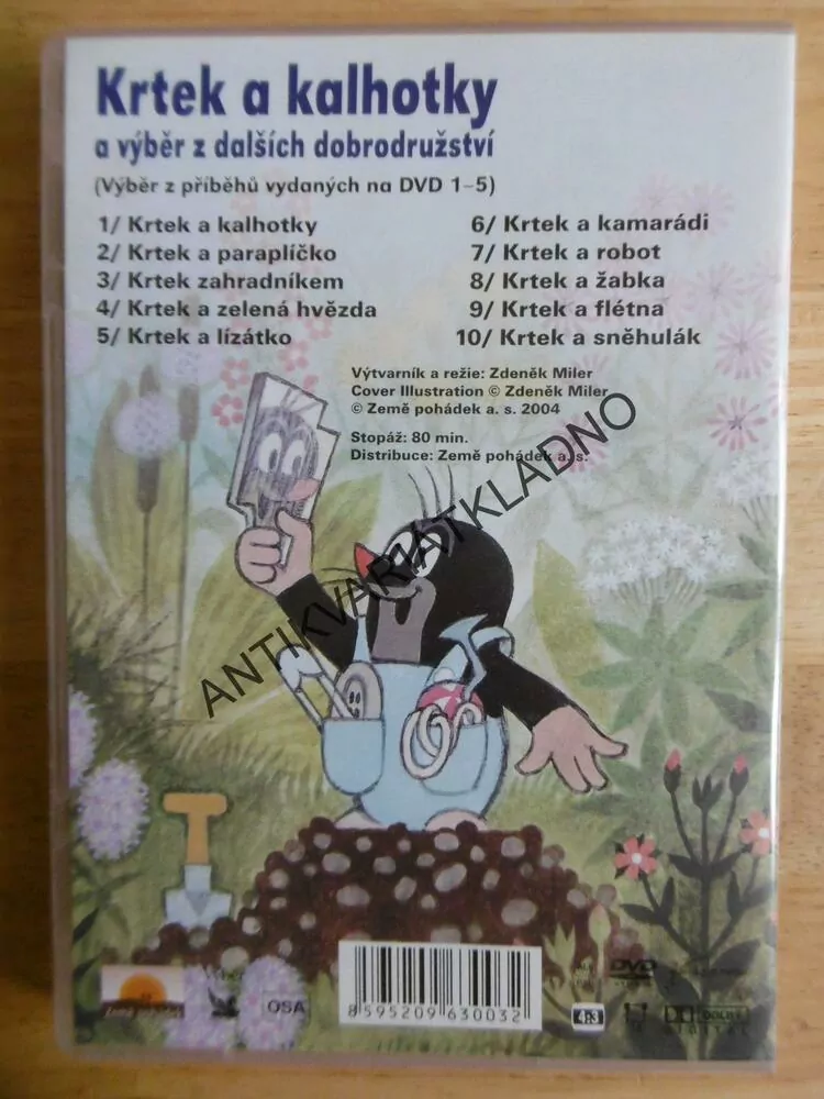 KRTEK A KALHOTKY, MILER, DVD FILM,