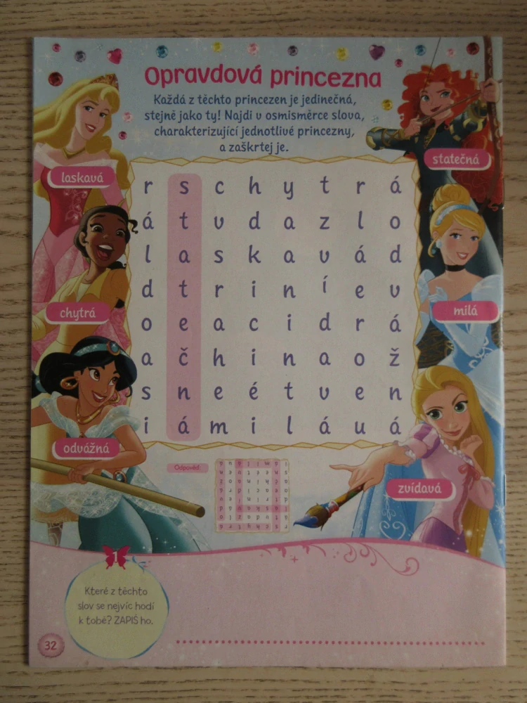 DISNEY PRINCEZNA, REBELKA, POPELKA, Č. 1/2017, **an