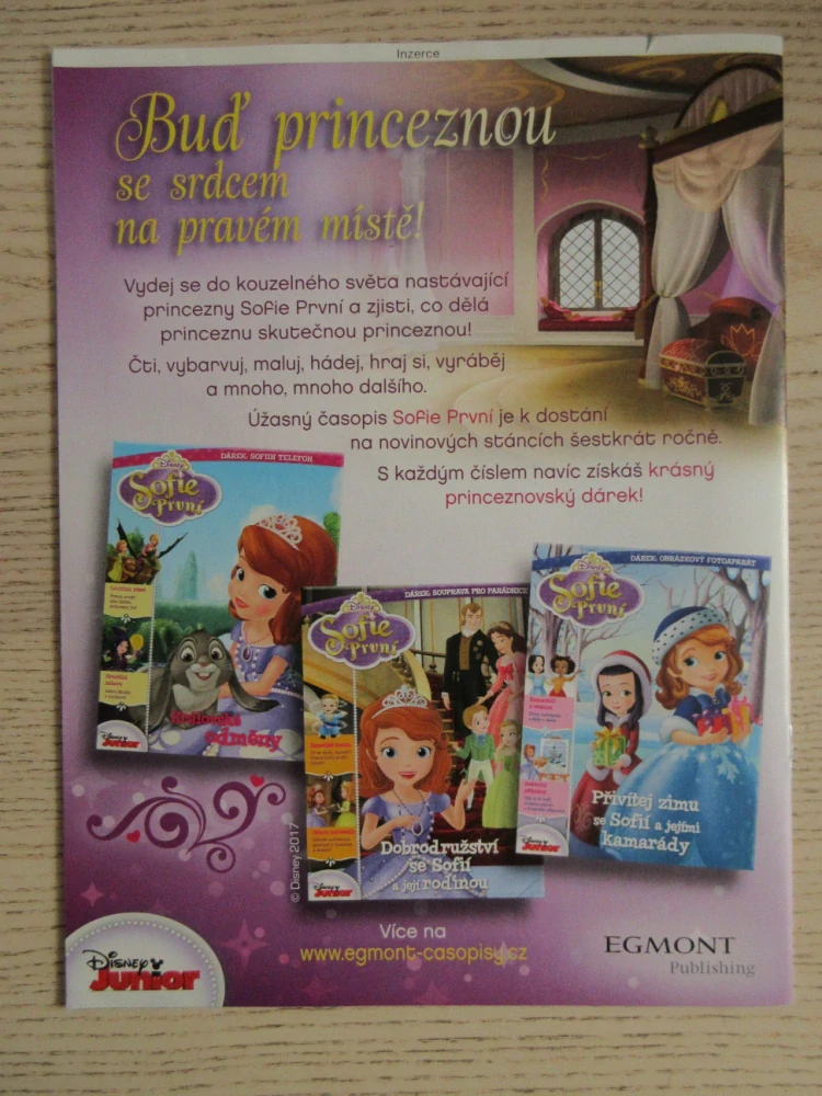 DISNEY PRINCEZNA, ARIEL, JASMÍNA, ALADIN, Č. 6/2017, **an