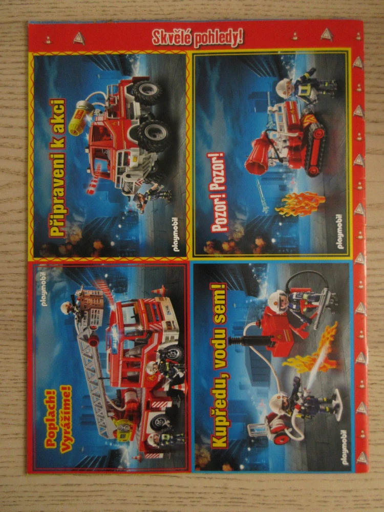 PLAYMOBIL, HASIČI V AKCI NA LESNATÉM VRŠKU, ČASOPIS, Č. 1, **an