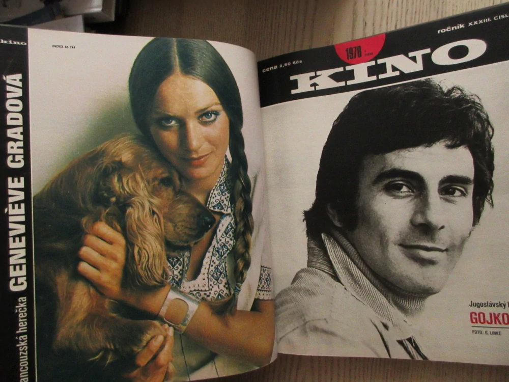 KINO 1978, ROČNÍK XXXIII., ČÍSLO 1-26, JEAN-PAUL BELMONDO, CHARLIE CHAPLIN, VLADIMÍR MENŠÍK, VJAČESLAV TICHONOV, **an
